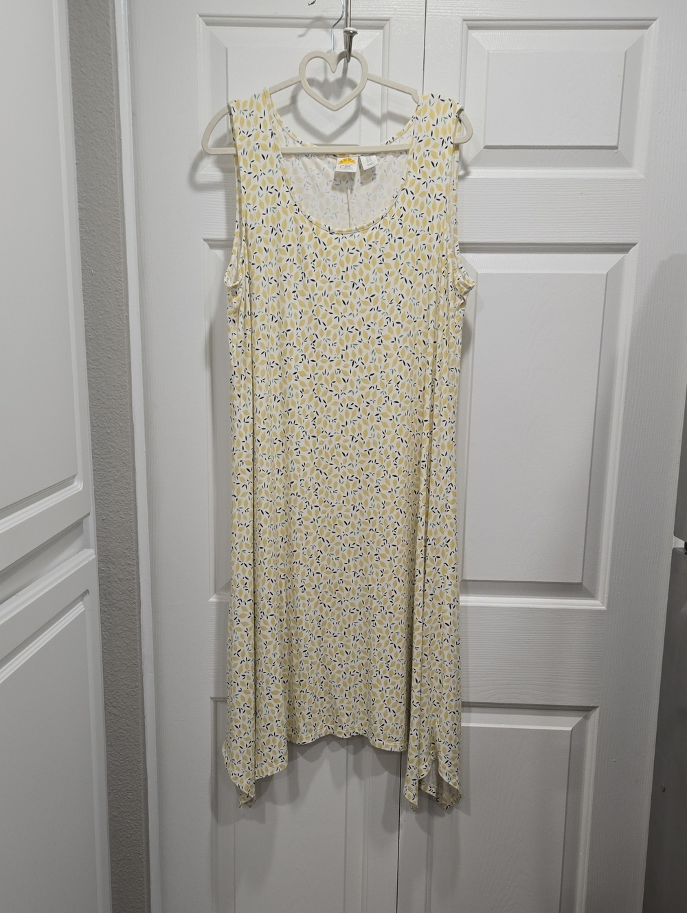 C&C California "Lemon" Asymmetrical Tank Dress